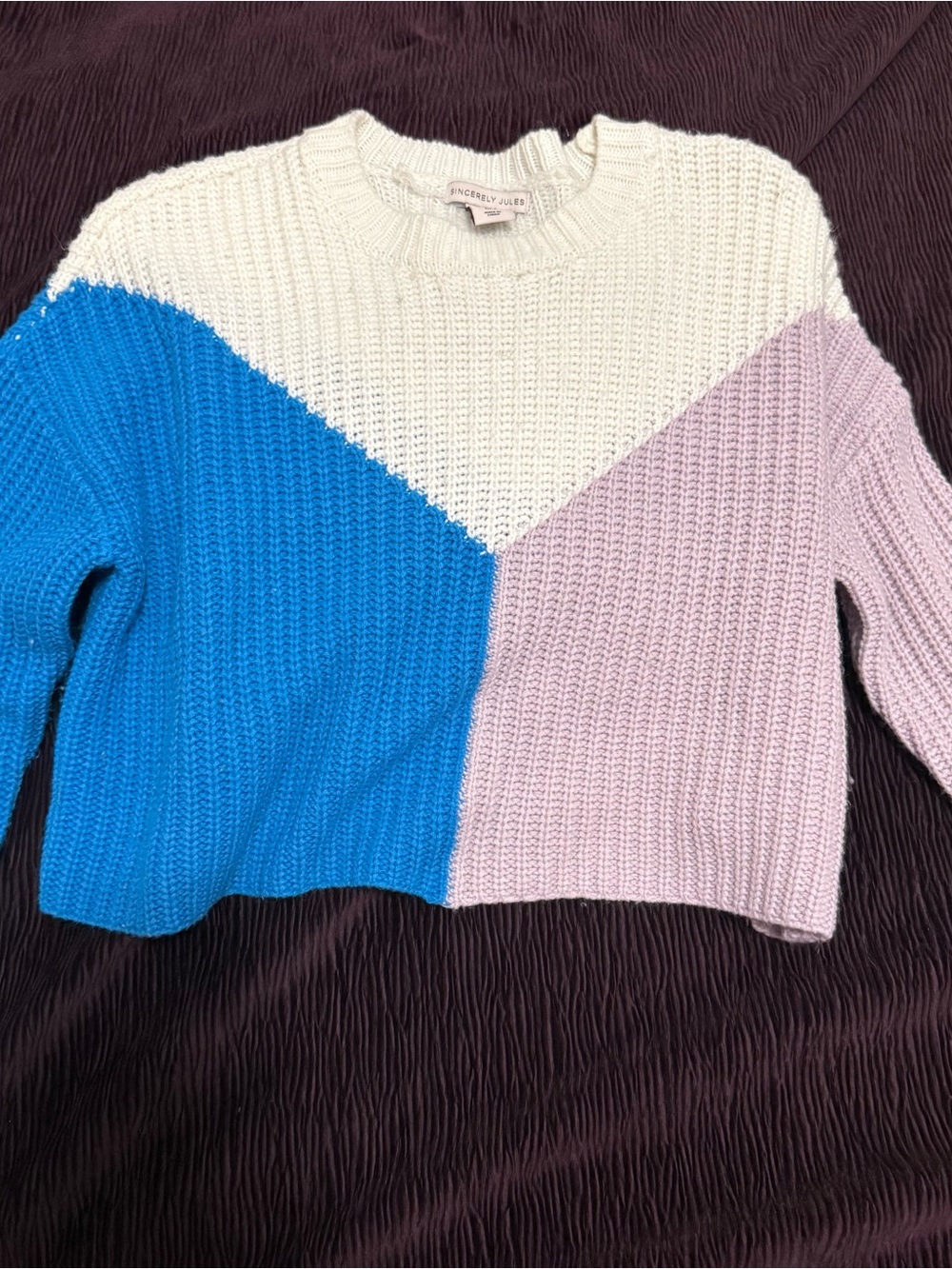 Color-block Sweater